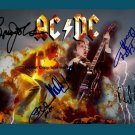 acdcLightenin Autographed Preprint Signed Photo