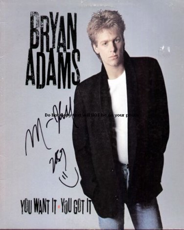 adamsbryan Autographed Preprint Signed Photo