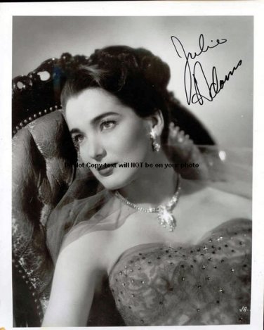 adams Autographed Preprint Signed Photo