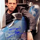 affleckCAR Autographed Preprint Signed Photo