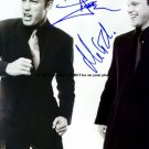 affleckDamonBW Autographed Preprint Signed Photo