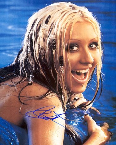 aguilerac Autographed Preprint Signed Photo