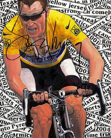armstronglancejd Autographed Preprint Signed Photo