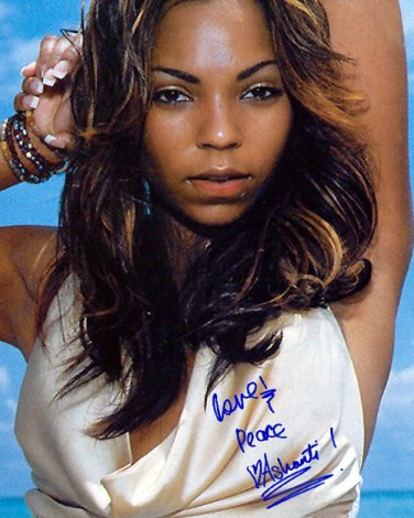 ashantibeach Autographed Preprint Signed Photo