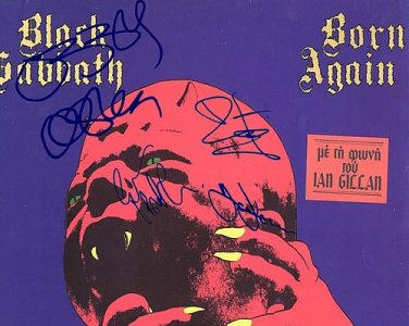 blacksabbathborn Autographed Preprint Signed Photo
