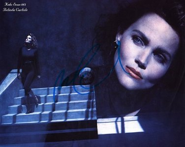carlislebelindaLIPS Autographed Preprint Signed Photo