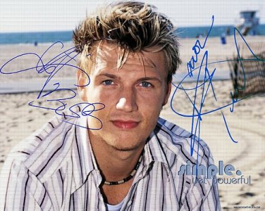 carternickuntitled Autographed Preprint Signed Photo