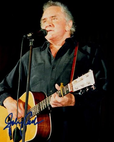 cash_ Autographed Preprint Signed Photo