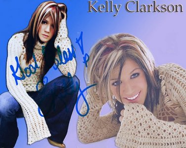 clarksonkelly Autographed Preprint Signed Photo