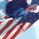 clintonbillflag Autographed Preprint Signed Photo
