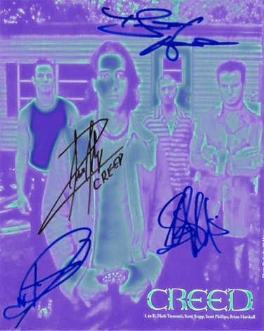 creedsmug Autographed Preprint Signed Photo