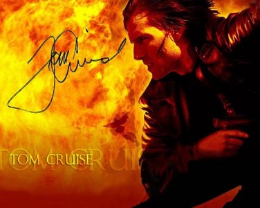 cruisetomFire Autographed Preprint Signed Photo