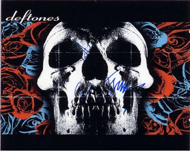 deftones_deftones_front Autographed Preprint Signed Photo