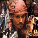 deppPirateCollage Autographed Preprint Signed Photo