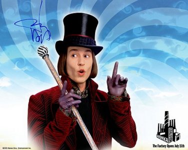 deppwallpaper_willy Autographed Preprint Signed Photo