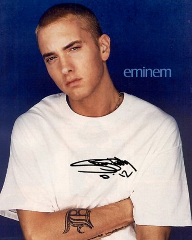 eminemxa Autographed Preprint Signed Photo