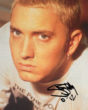 enimeme Autographed Preprint Signed Photo