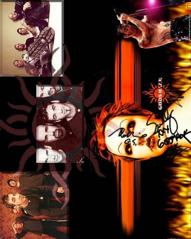 godsmack_wp Autographed Preprint Signed Photo