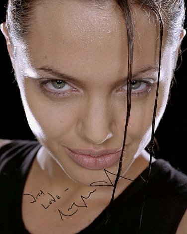 jolieHOTLIPS Autographed Preprint Signed Photo