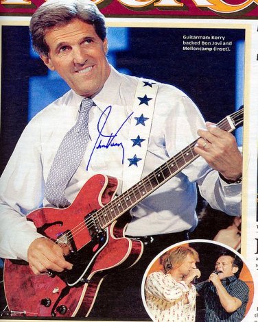 kerry Autographed Preprint Signed Photo