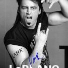 leblancmatttBW Autographed Preprint Signed Photo