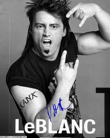 leblancmatttBW Autographed Preprint Signed Photo