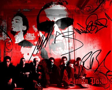 linkinparkred Autographed Preprint Signed Photo