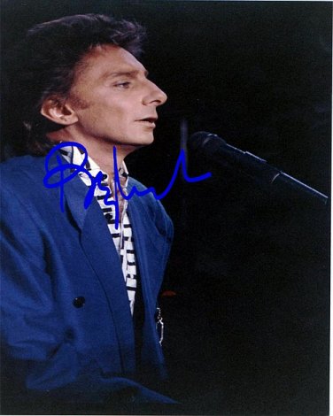 manilowbarrylive Autographed Preprint Signed Photo