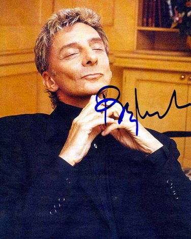 manilowbarryyello Autographed Preprint Signed Photo