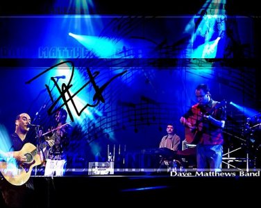 matthewsdmband Autographed Preprint Signed Photo