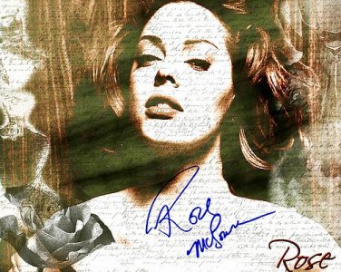mcgowanrosetext Autographed Preprint Signed Photo