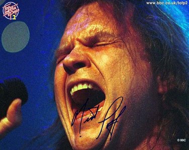 meat_loaf Autographed Preprint Signed Photo