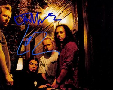 metallicaabuse Autographed Preprint Signed Photo