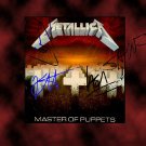 metallicamopwallpaper Autographed Preprint Signed Photo