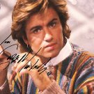 michaelgeorge_michael Autographed Preprint Signed Photo