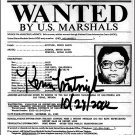 mitnick_wanted Autographed Preprint Signed Photo