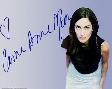 mosscarrieanne Autographed Preprint Signed Photo