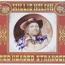 nelsonwillieRedHead Autographed Preprint Signed Photo