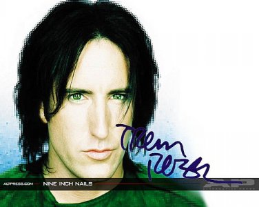 nin_ Autographed Preprint Signed Photo