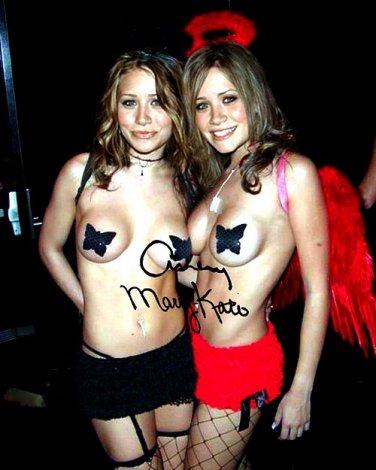 olsen_twins Autographed Preprint Signed Photo