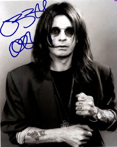 osbourn Autographed Preprint Signed Photo