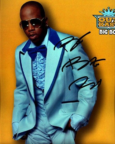 outkastbigboi Autographed Preprint Signed Photo