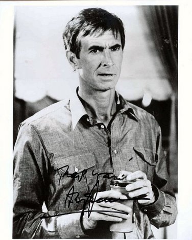 perkins Autographed Preprint Signed Photo