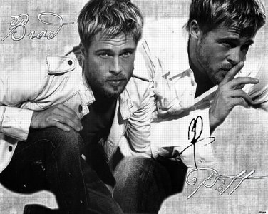 pittbradSHH Autographed Preprint Signed Photo