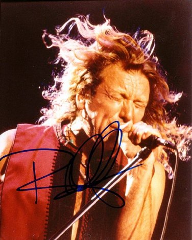 plant Autographed Preprint Signed Photo