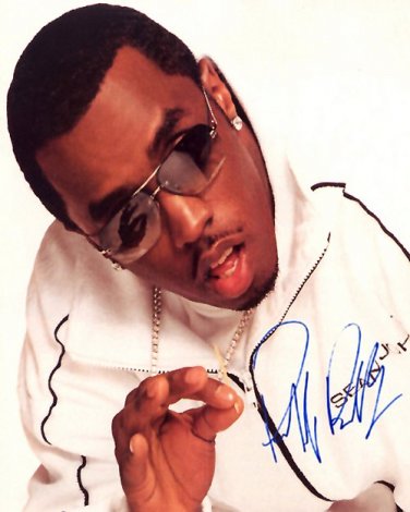 puffDaddyA Autographed Preprint Signed Photo
