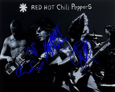 redhotchili Autographed Preprint Signed Photo