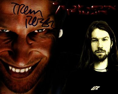 reznor Autographed Preprint Signed Photo
