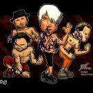 rhcpTOON Autographed Preprint Signed Photo