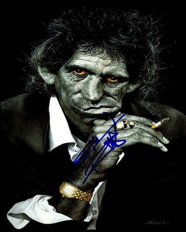 richardskeithSKULLRING Autographed Preprint Signed Photo
